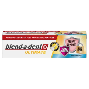 Blend-a-dent Ultimate Fresh, Crema adhesiva para prótesis dentales, 40 ml