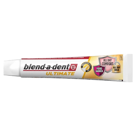 Blend-a-dent Ultimate Fresh, Crema adhesiva para prótesis dentales, 40 ml