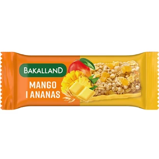Bakalland Muslireep, mango, 40 g