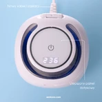 Zent Ultrasonic Cleaner, ultrasonic cleaner with UV lamp for orthodontic trays, dentures, braces