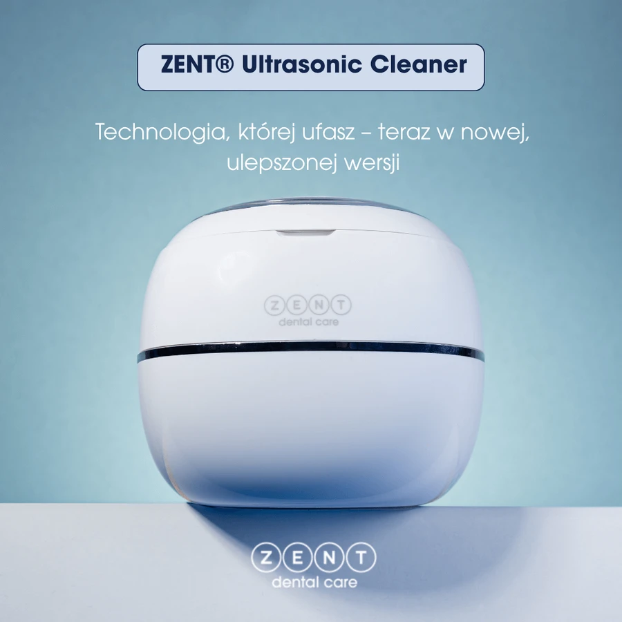 Zent Ultrasonic Cleaner, ultrasonic cleaner with UV lamp for orthodontic trays, dentures, braces