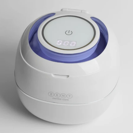 Zent Ultrasonic Cleaner, ultrasonic cleaner with UV lamp for orthodontic trays, dentures, braces