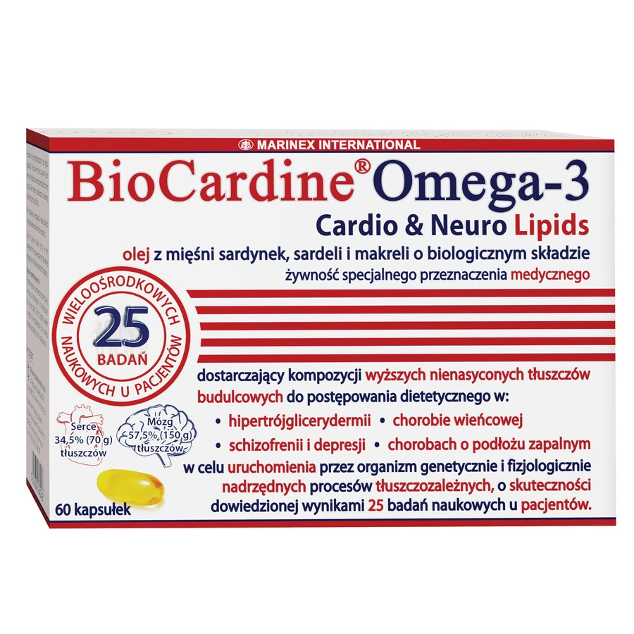 BioCardine Omega-3 Cardio&Neuro Lípidos, 60 cápsulas