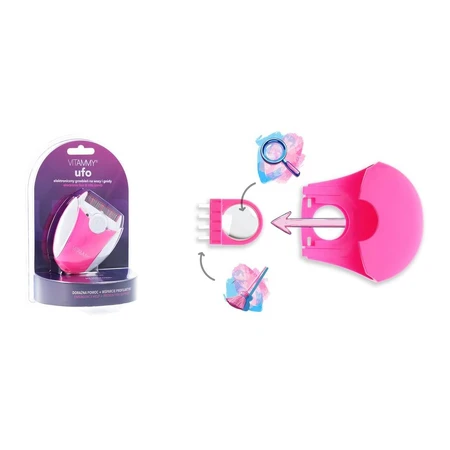 Vitammy Ufo, elektronischer Läuse- und Nissenkamm, rosa, 1 Stück