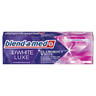Blend-a-med 3D White Luxe, tandpasta, Glamorous White, 75 ml