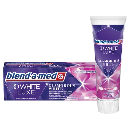 Blend-a-med 3D White Luxe, tandpasta, Glamorous White, 75 ml