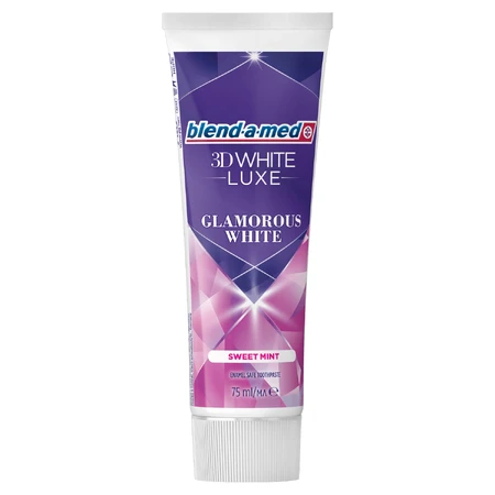 Blend-a-med 3D White Luxe, tandpasta, Glamorous White, 75 ml