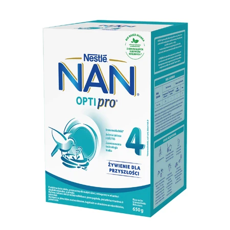Set Nestle NAN Optipro 4, Junior modifizierte Milch für Kinder ab 2 Jahren, 3 x 650 g