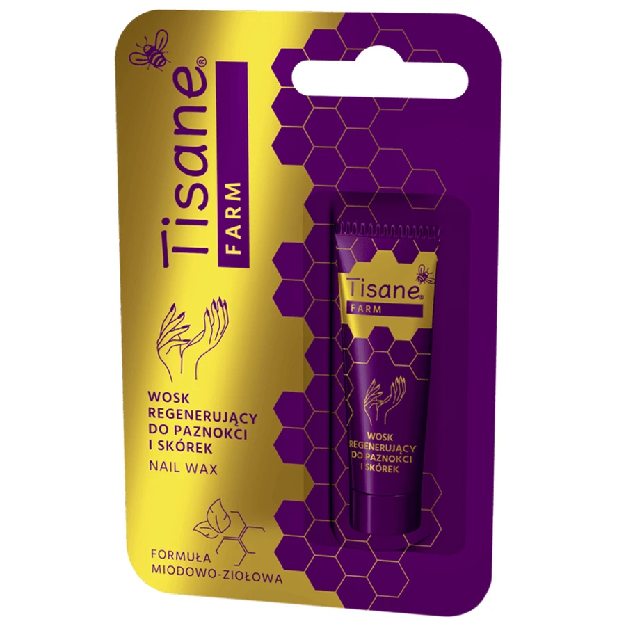 Tisane Farm, cera regeneradora para uñas y cutículas, 6 g