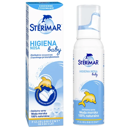 Sterimar Baby Higiene Nasal, spray nasal fisiológico de 0 a 3 años, 100 ml