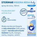 Sterimar Baby Higiene Nasal, spray nasal fisiológico de 0 a 3 años, 100 ml