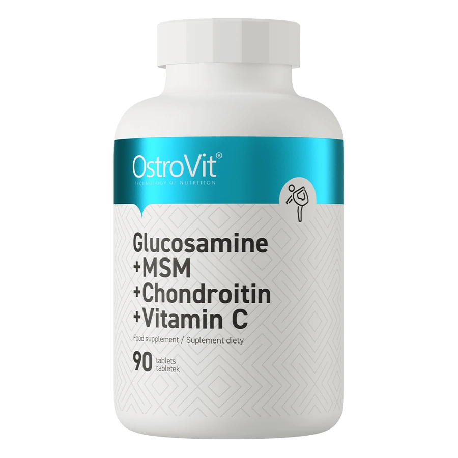 OstroVit Glucosamine + MSM + Chondroitin + Vitamin C, 90 tablets