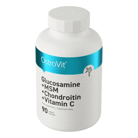 OstroVit Glucosamine + MSM + Chondroitin + Vitamin C, 90 tablets