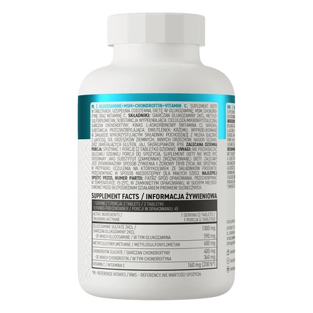 OstroVit Glucosamine + MSM + Chondroitin + Vitamin C, 90 tablets