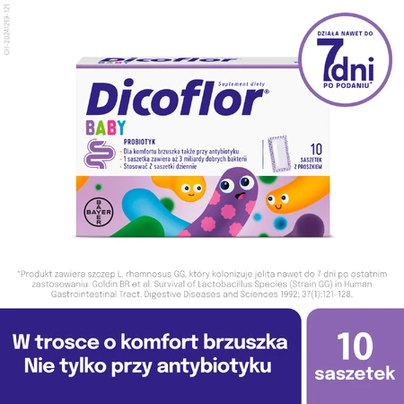 Dicoflor Baby, pour nourrissons et enfants, 10 sachets