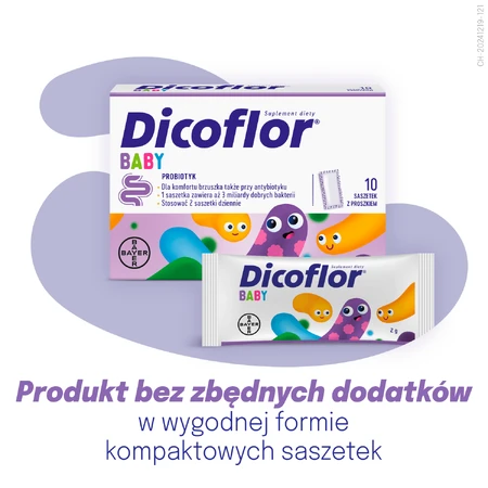 Dicoflor Baby, pour nourrissons et enfants, 10 sachets