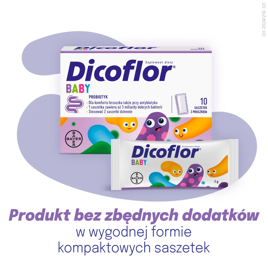 Dicoflor Baby, pour nourrissons et enfants, 10 sachets