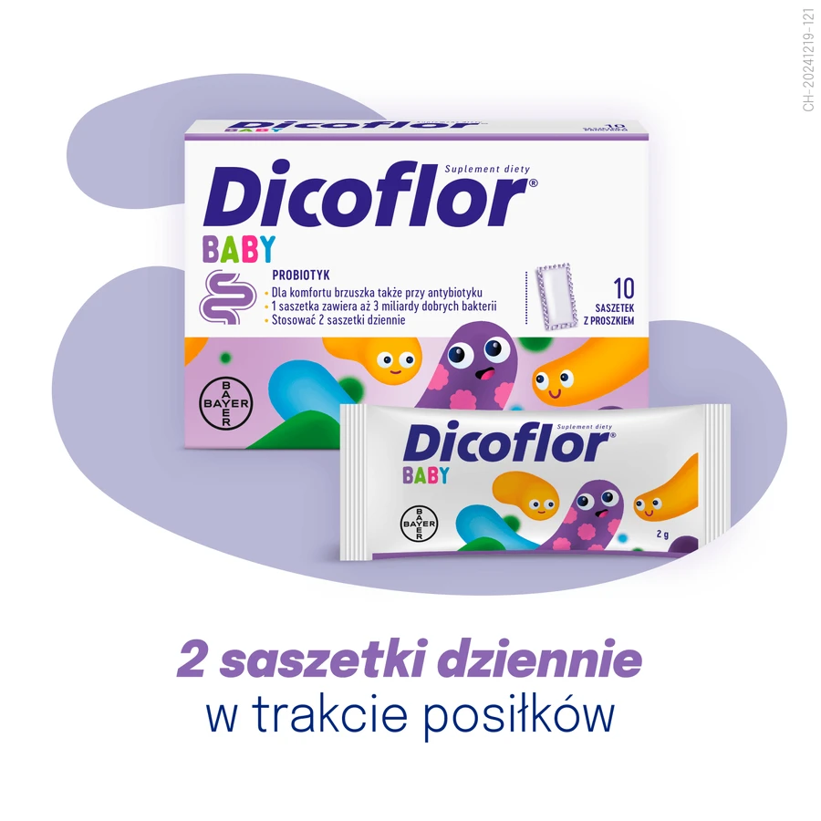 Dicoflor Baby, pour nourrissons et enfants, 10 sachets