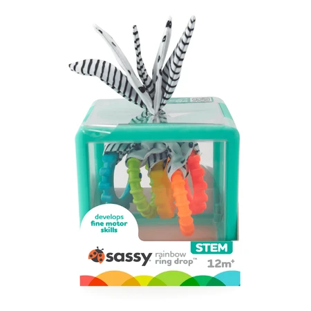 Sassy, cubo manipulativo senror Montessori, a partir de 12 meses, 1 pieza