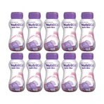NutriKid Multi Fibre kit, preparado nutricional para niños mayores de 1 año, sabor fresa, 10 x 200 ml