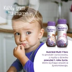 NutriKid Multi Fibre kit, preparado nutricional para niños mayores de 1 año, sabor fresa, 10 x 200 ml
