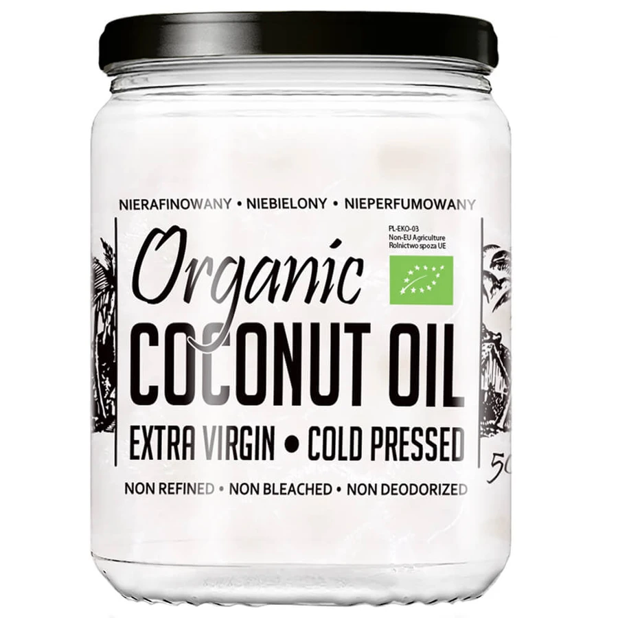 Diet-Food Aceite de Coco Ecológico, Aceite de Coco Virgen Extra, Bio, 500 ml