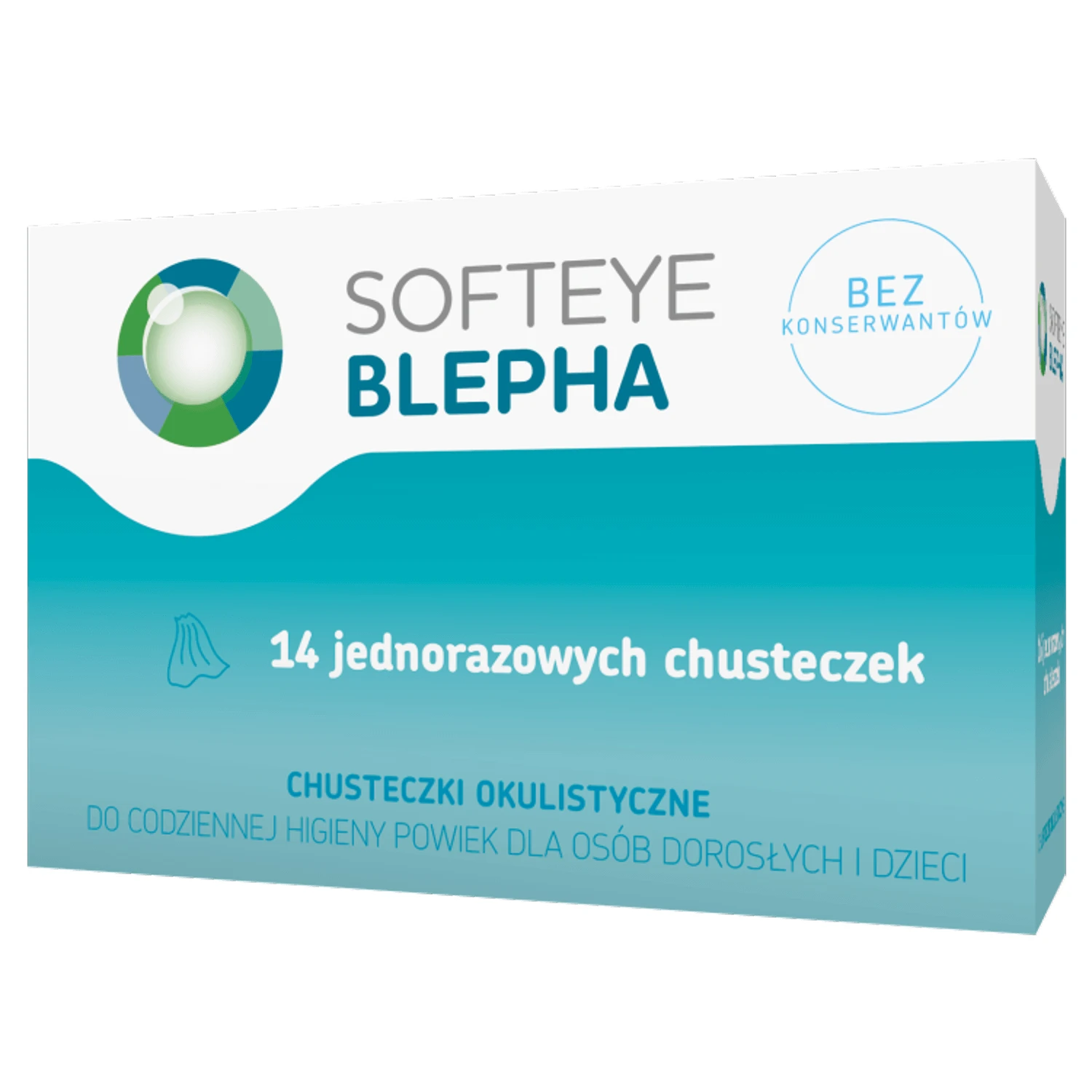 Softeye Blepha, ophthalmic wipes, 14 pieces