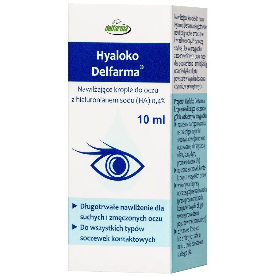 Delfarma Hyaloko, hydraterende oogdruppels, 10 ml
