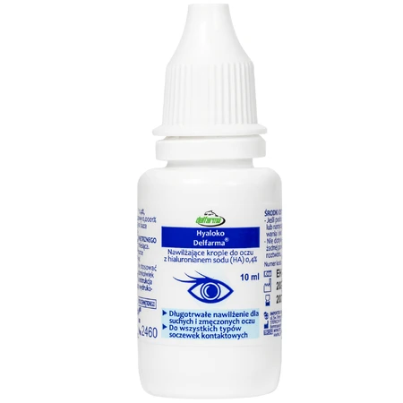 Delfarma Hyaloko, hydraterende oogdruppels, 10 ml