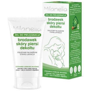 Milanella, Pflegegel für Brustwarzen, Brust und Dekolleté, 50 ml