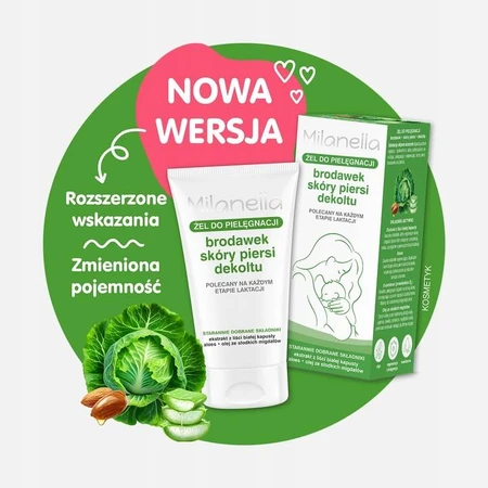 Milanella, Pflegegel für Brustwarzen, Brust und Dekolleté, 50 ml