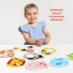 CzuCzu First Puzzle Families, puzzle-uri pentru copii, de la 15 luni, 22 elemente