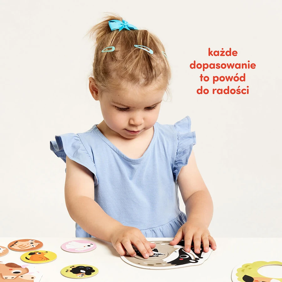CzuCzu First Puzzle Families, puzzle-uri pentru copii, de la 15 luni, 22 elemente