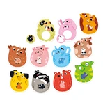 CzuCzu First Puzzle Families, puzzle-uri pentru copii, de la 15 luni, 22 elemente