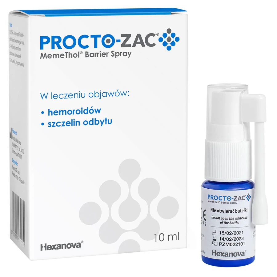 Procto-Zac MemeThol Barrierespray, 10 ml