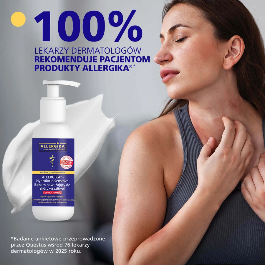 Allergica Hydrolotio Sensitive, Feuchtigkeitslotion für den Körper, empfindliche Haut, 500 ml