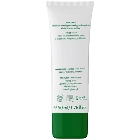 Hagi Dermosophy, vochtinbrengende crème met hyaluronzuur, 50 ml