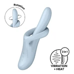 Satisfyer Heat Flex 4, vibrateur chauffant pour la stimulation du point G, bleu, 1 pièce