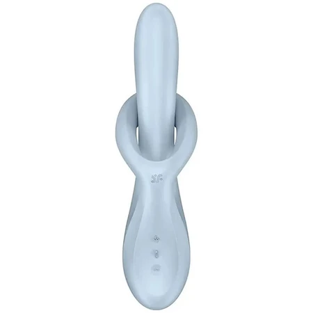 Satisfyer Heat Flex 4, vibrateur chauffant pour la stimulation du point G, bleu, 1 pièce