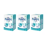 Set Nestle NAN Optipro 3, Junior aangepaste melk voor kinderen vanaf 1 jaar, 3 x 650 g