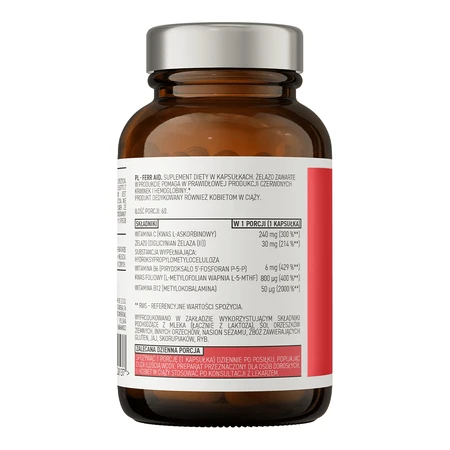 OstroVit Ferr Aid, 60 cápsulas