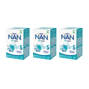 Nestle NAN Optipro 5 set, Junior modified milk for children over 2.5 years, 3 x 650 g