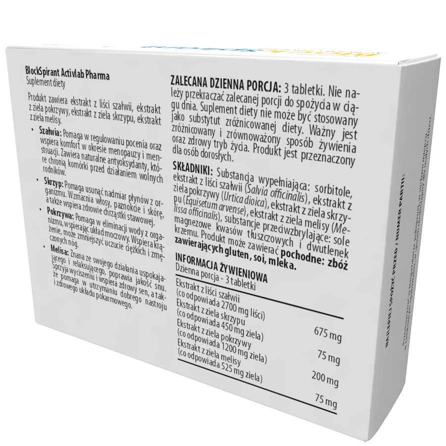 Activlab Pharma BlockSpirant, 30 tablets