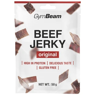 GymBeam, gedroogde rundvleesreep, 50 g