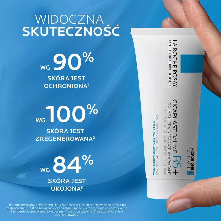 La Roche-Posay Kit Cicaplast Baume B5+, beruhigende regenerierende Lotion, 40 ml + Effaclar DUO+M, feuchtigkeitsspendende Aknecreme, 40 ml + Mini-Produktbox gratis