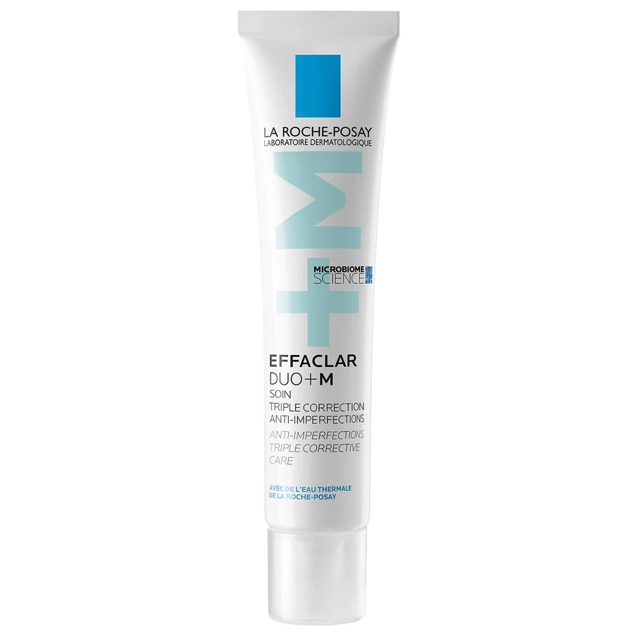 La Roche-Posay Kit Cicaplast Baume B5+, beruhigende regenerierende Lotion, 40 ml + Effaclar DUO+M, feuchtigkeitsspendende Aknecreme, 40 ml + Mini-Produktbox gratis