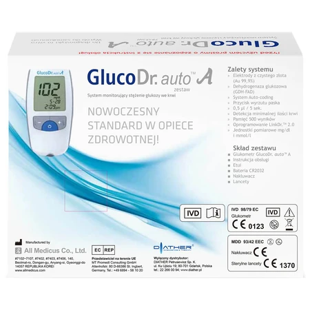 GlucoDr. Auto A, bloedglucosemeter