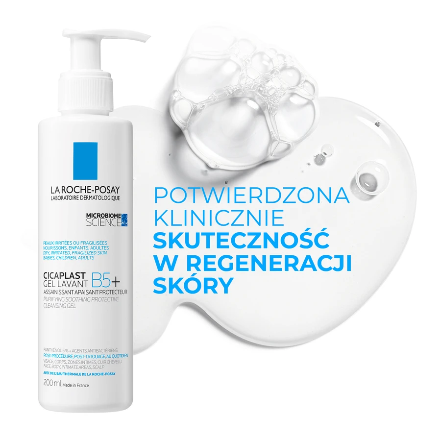 La Roche-Posay Cicaplast Gel Lavant B5+, soothing cleansing gel, 200 ml