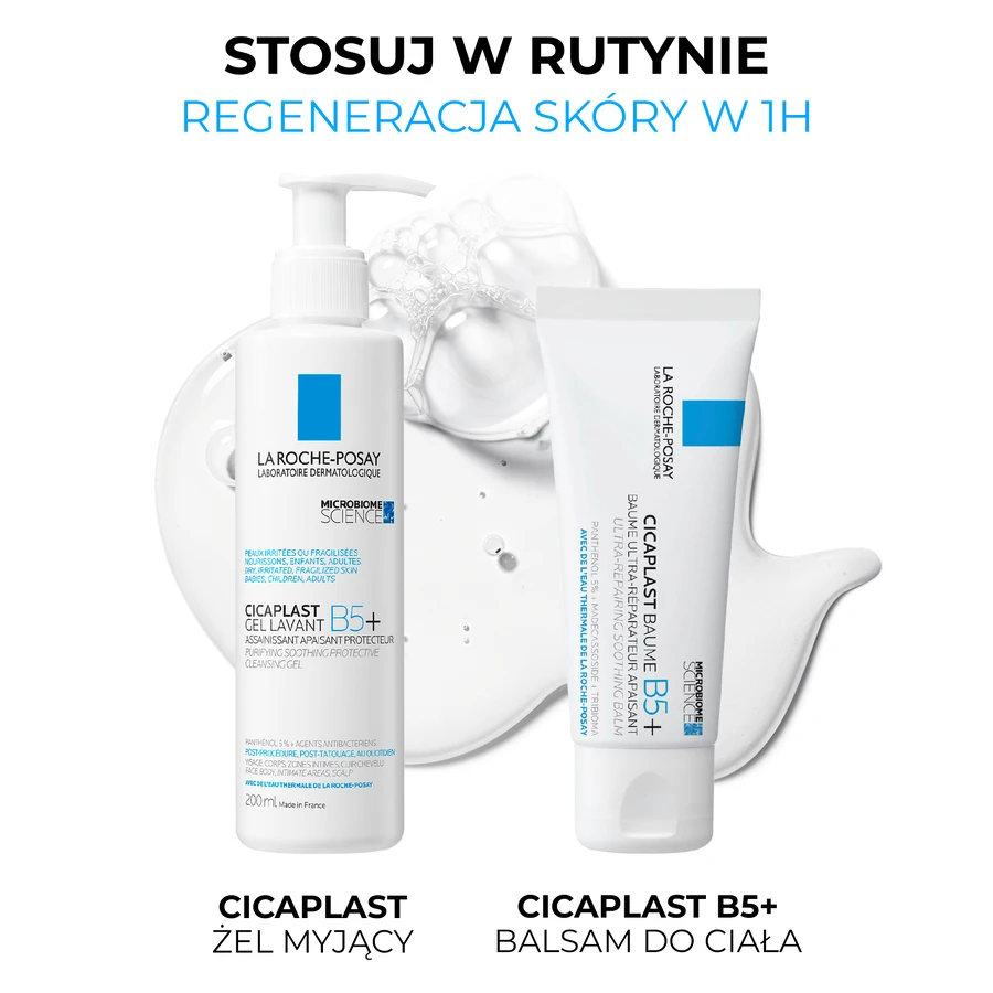 La Roche-Posay Cicaplast Gel Lavant B5+, soothing cleansing gel, 200 ml