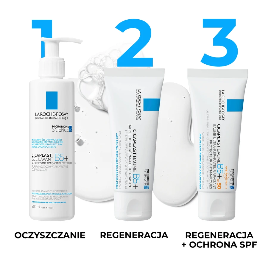 La Roche-Posay Cicaplast Gel Lavant B5+, soothing cleansing gel, 200 ml